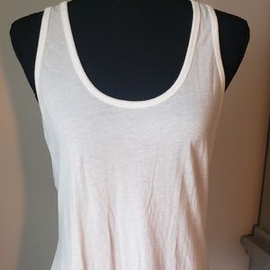 Lace back racerback tank
